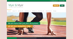 Desktop Screenshot of myercpa.com
